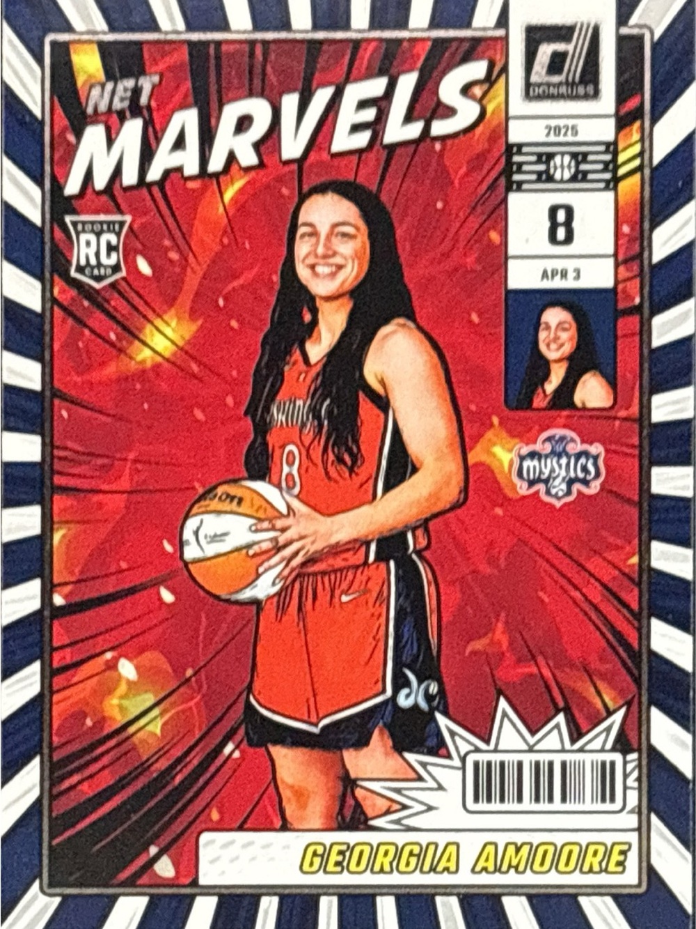 Panini Marvels Georgia Amoore Rookie Basketball Trading Card